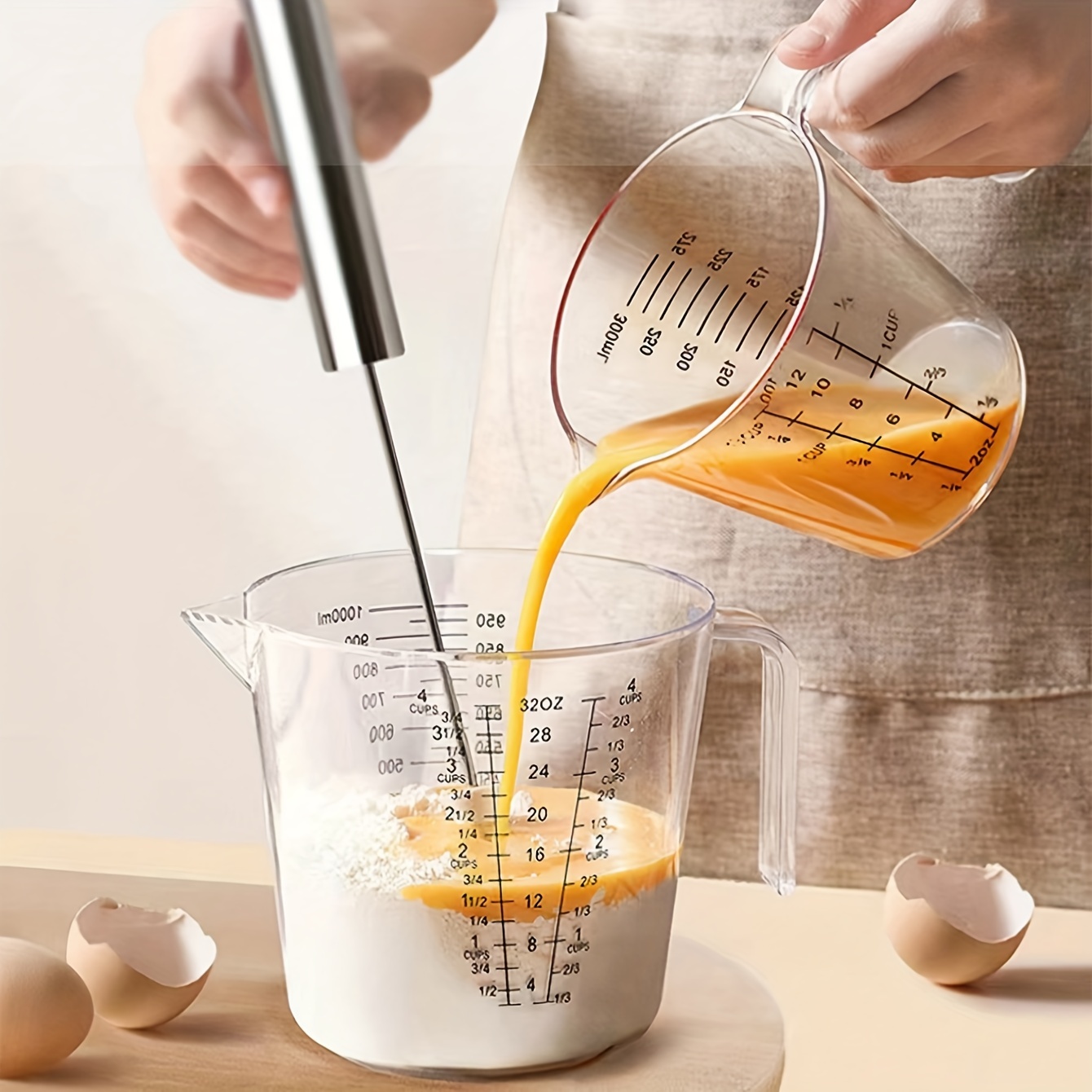 Measuring Cup With Scale Milk Tea Shop Tool Food grade - Temu