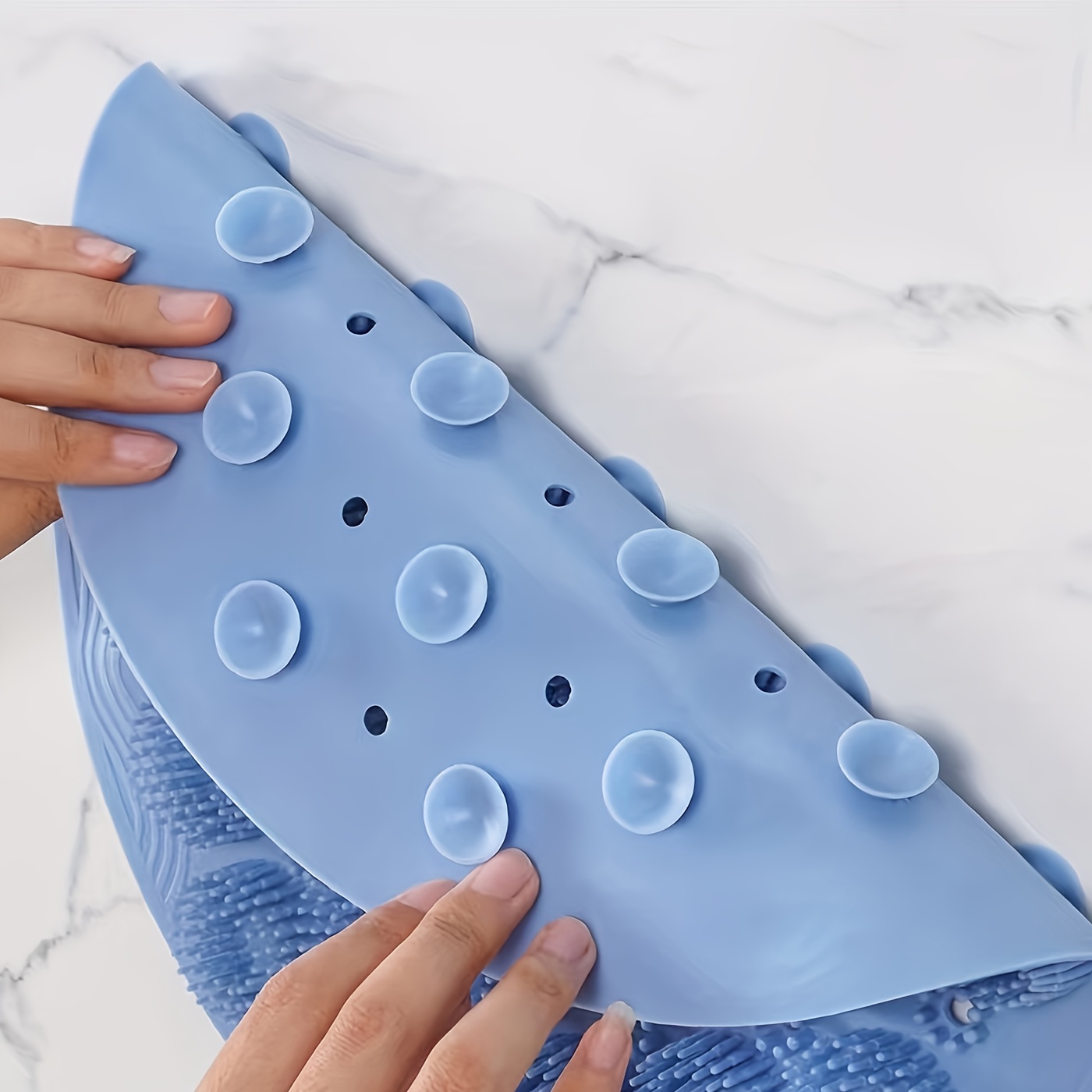 Silicone Massage Brush Bath Mat Foot Bath Massage Brushes Bathroom  Accessories Cleaning Tools Household Items - Temu