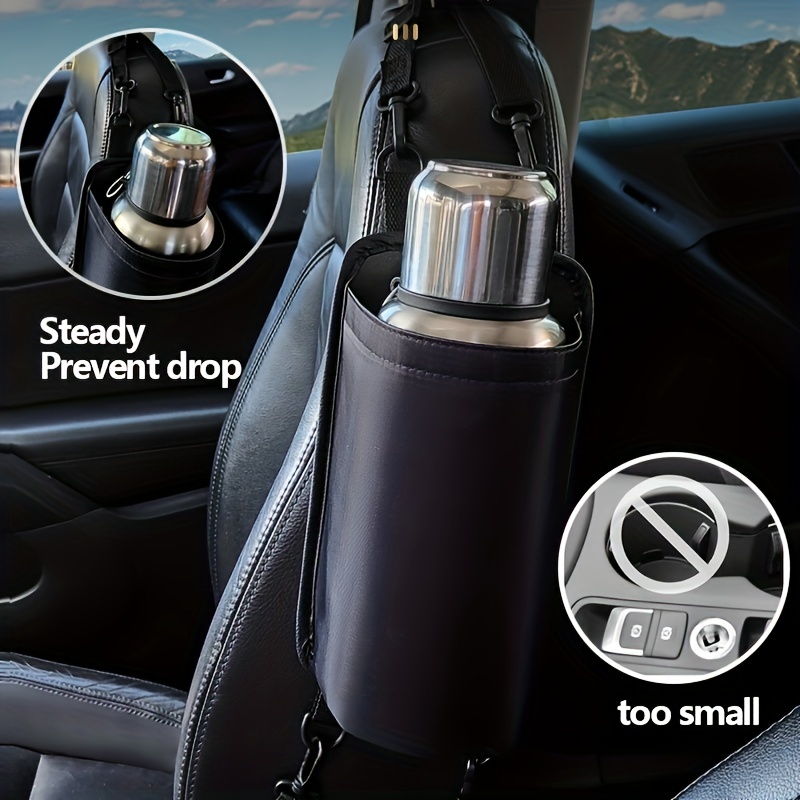 Car Seat Back Side Bag: Multi functional Water Cup Holder In - Temu