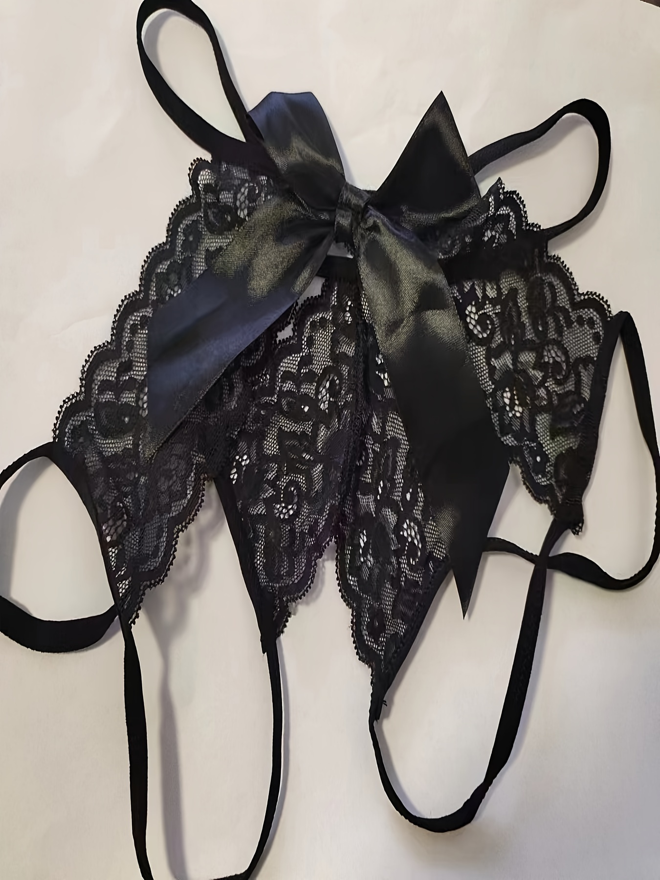 9 SETS = 45pc BLACK BOW Panty Sets #24669T (Q-4-2)