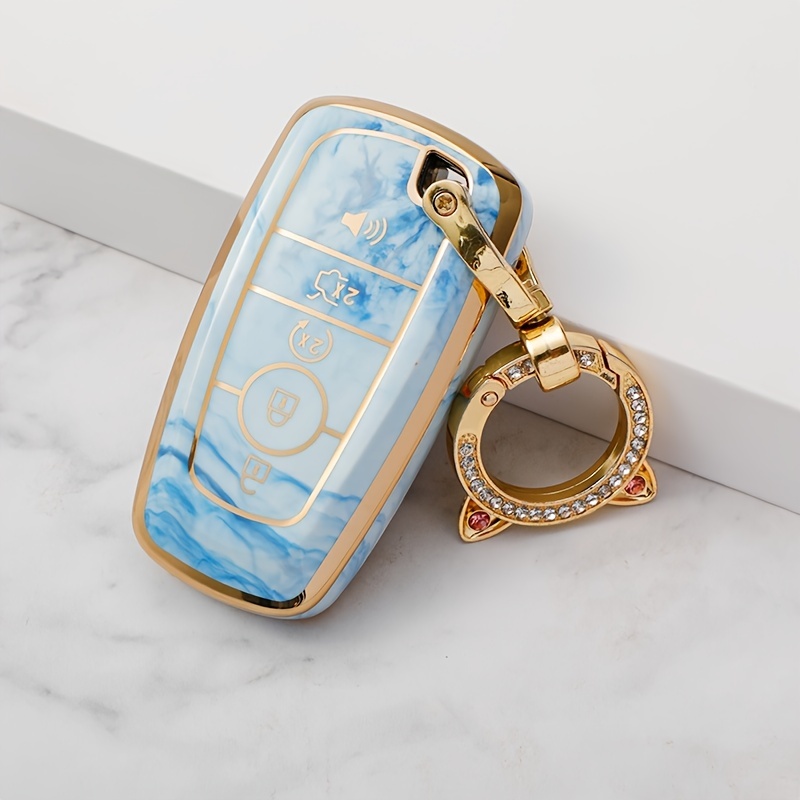 Holographic LV Phone Case with Gold Chain