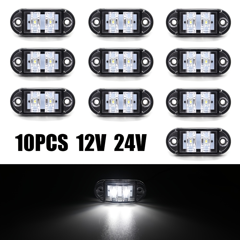 120pcs 12V LED Lights Emitting Diodes, Pre Wired 7.9 Inch DC 12 Volt 5mm  LED (6 Colors x 20pcs) Assorted Kit Diffused Colored Lens- White Red Yellow