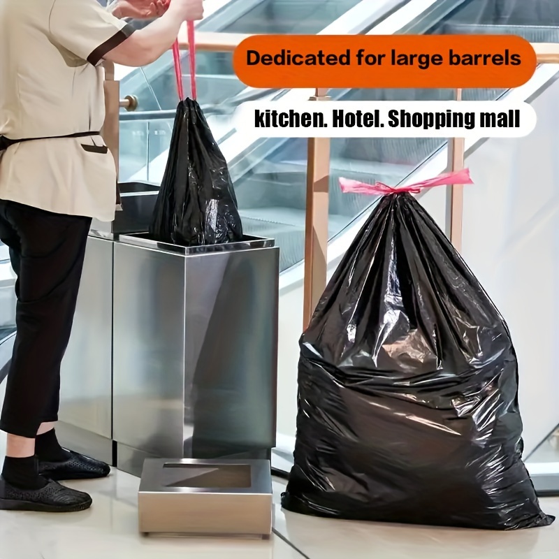 Extra Thick Drawstring Garbage Bag, Disposable Garbage Bag