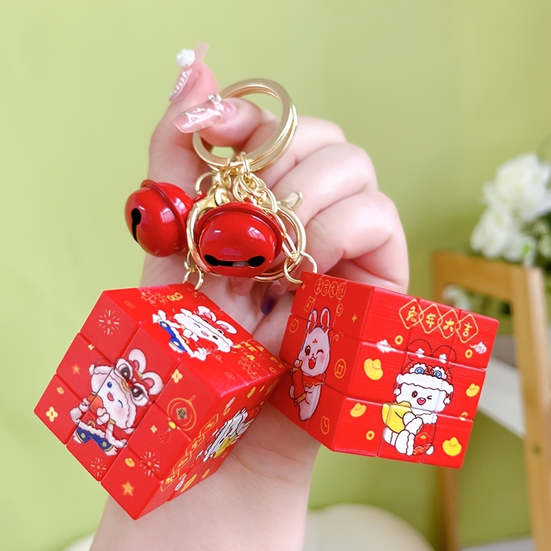 Chinese New Year Hand-woven Leather Keychain Gift Box, Chinese New Year  Gift, For Children, Year Of The Rabbit, Happy Lunar New Year, Chinese Lunar  New Year Supplies - Temu