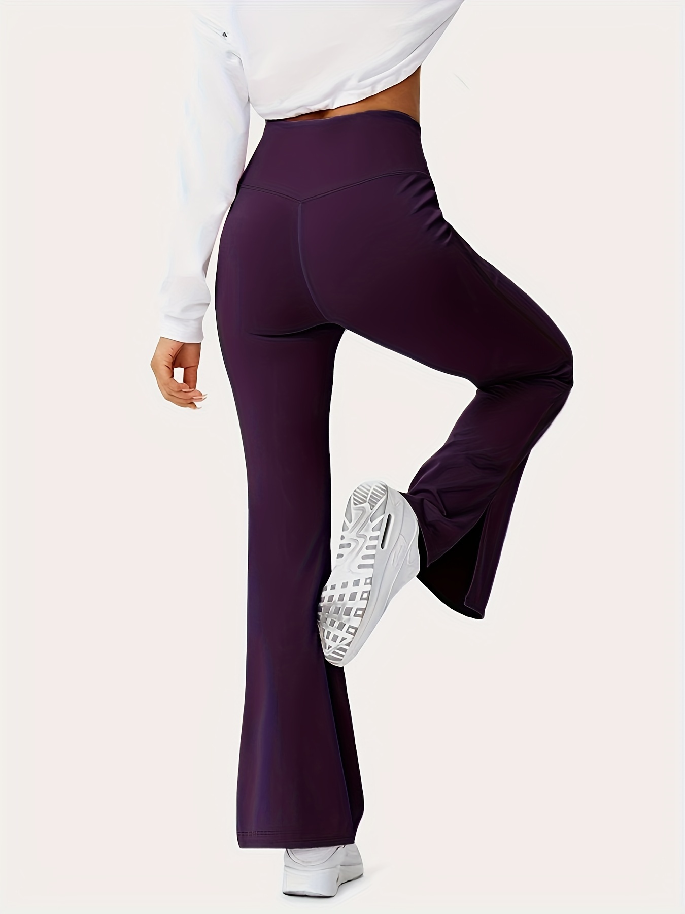 Women Cozy Bootcut Yoga Pants 2 Pockets Long Bootleg Dress - Temu New  Zealand