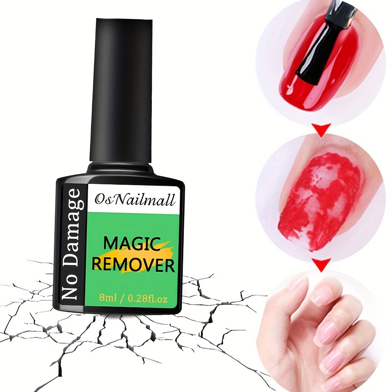 Gel Nail Polish Remover, Magic Remover Gel Nail Polish, Quickly Soak Off  Nail Polish Remover 15ml, Check Out Today's Deals Now