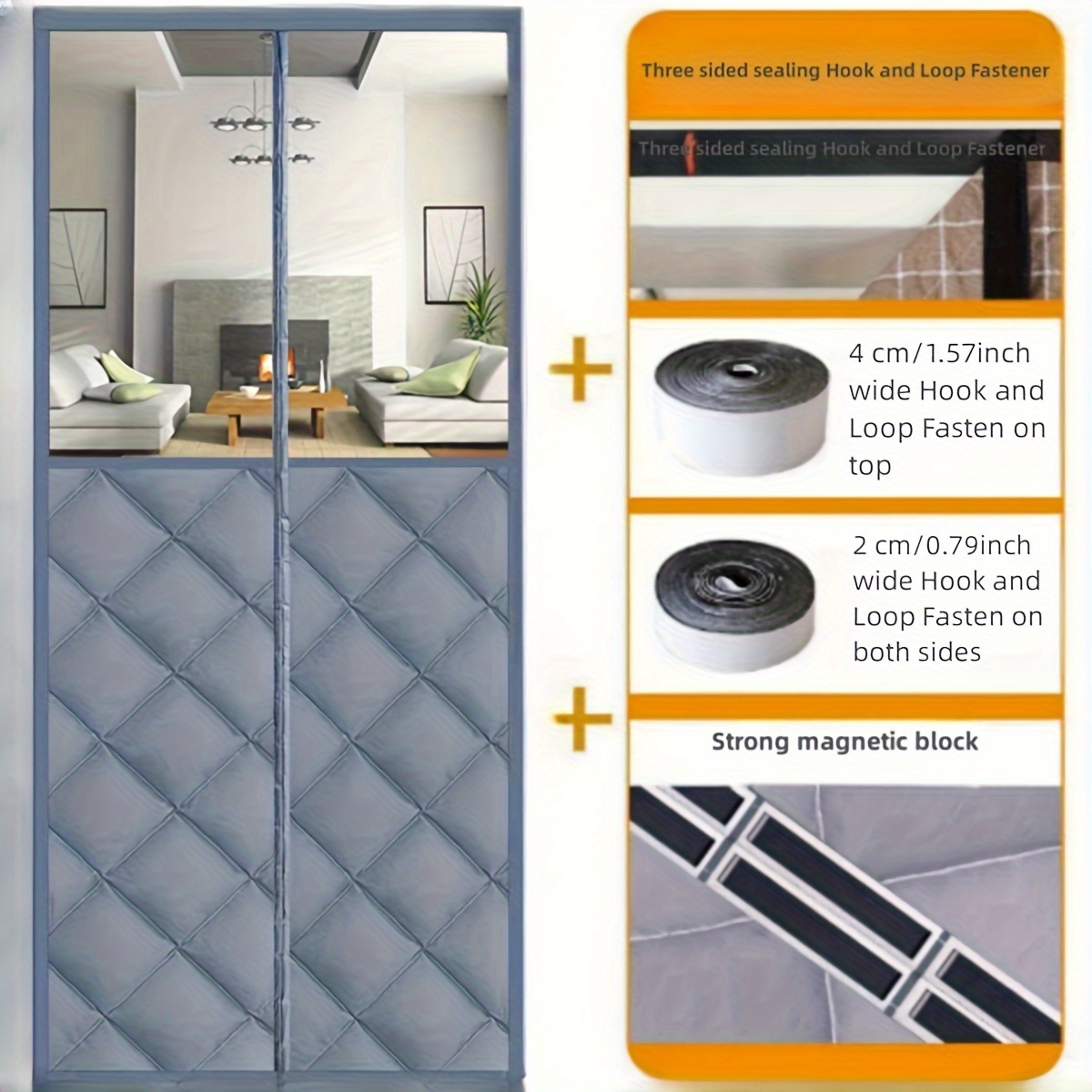 Isolation : le rideau de porte magnétique, un dispositif simple et efficace  pour réduire vos pertes de chaleur - NeozOne