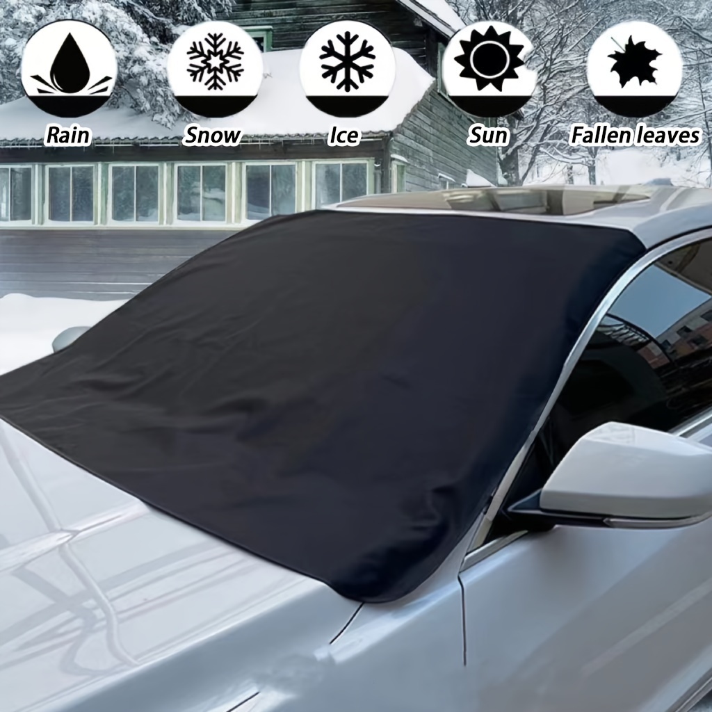 Car Snow Cover Front Windshield Cover Anti freeze Cover - Temu