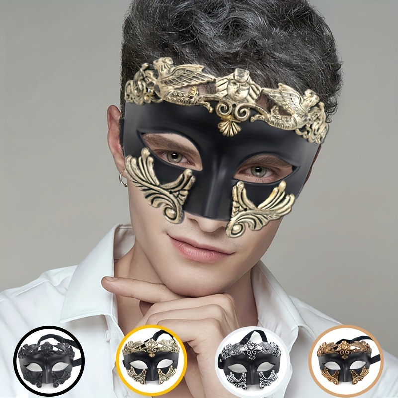Máscara Veneciana De Estilo Punk, Casco Mecánico Para Hombre, Steampunk,  Fantasma De La Ópera, Disfraz De Fiesta De Halloween, Máscaras Faciales De  9,15 €