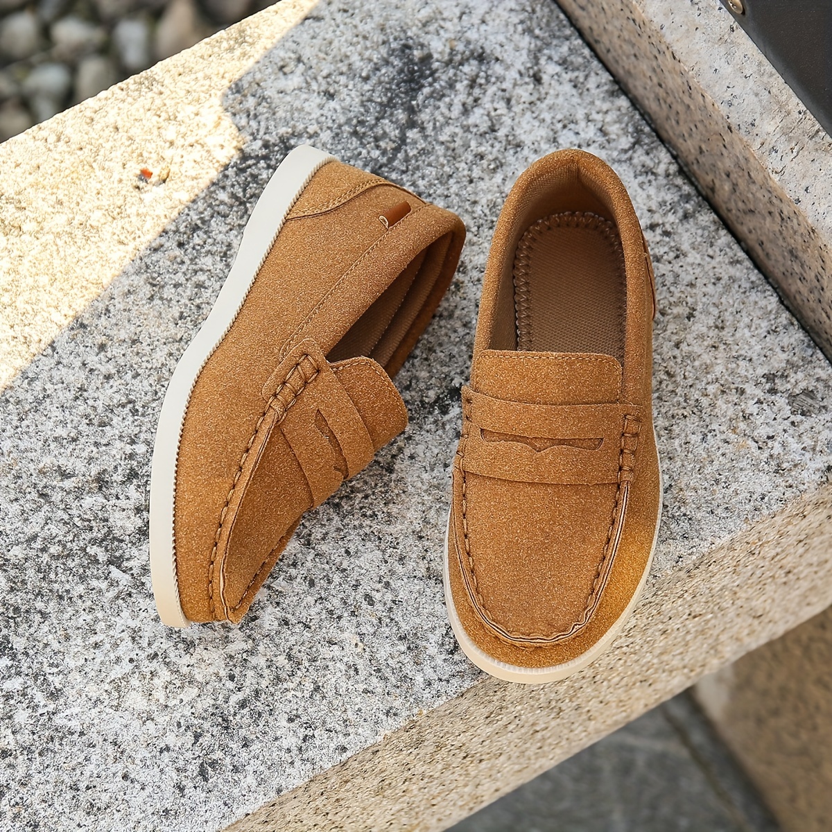 Boys on sale suede loafer