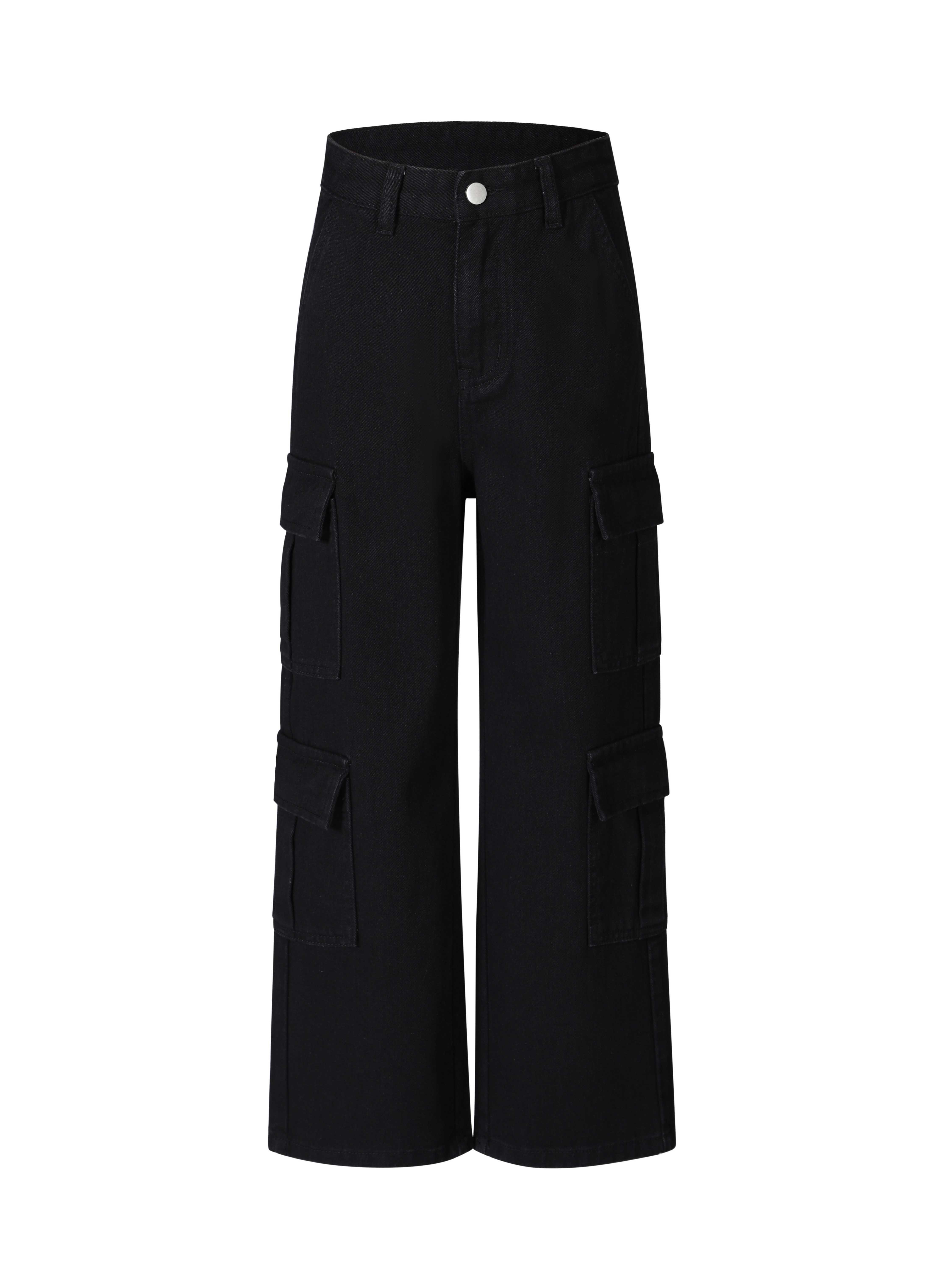 Kid's Street Style Pocket Patched Cargo Pants Trendy Elastic - Temu