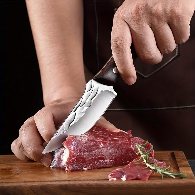 Barbecue Knife Meat Cleaver Forged Boning Knife Butcher Knife Stainless  Steel Kitchen Knife Fruit Knife Sharp Outdoor Knife