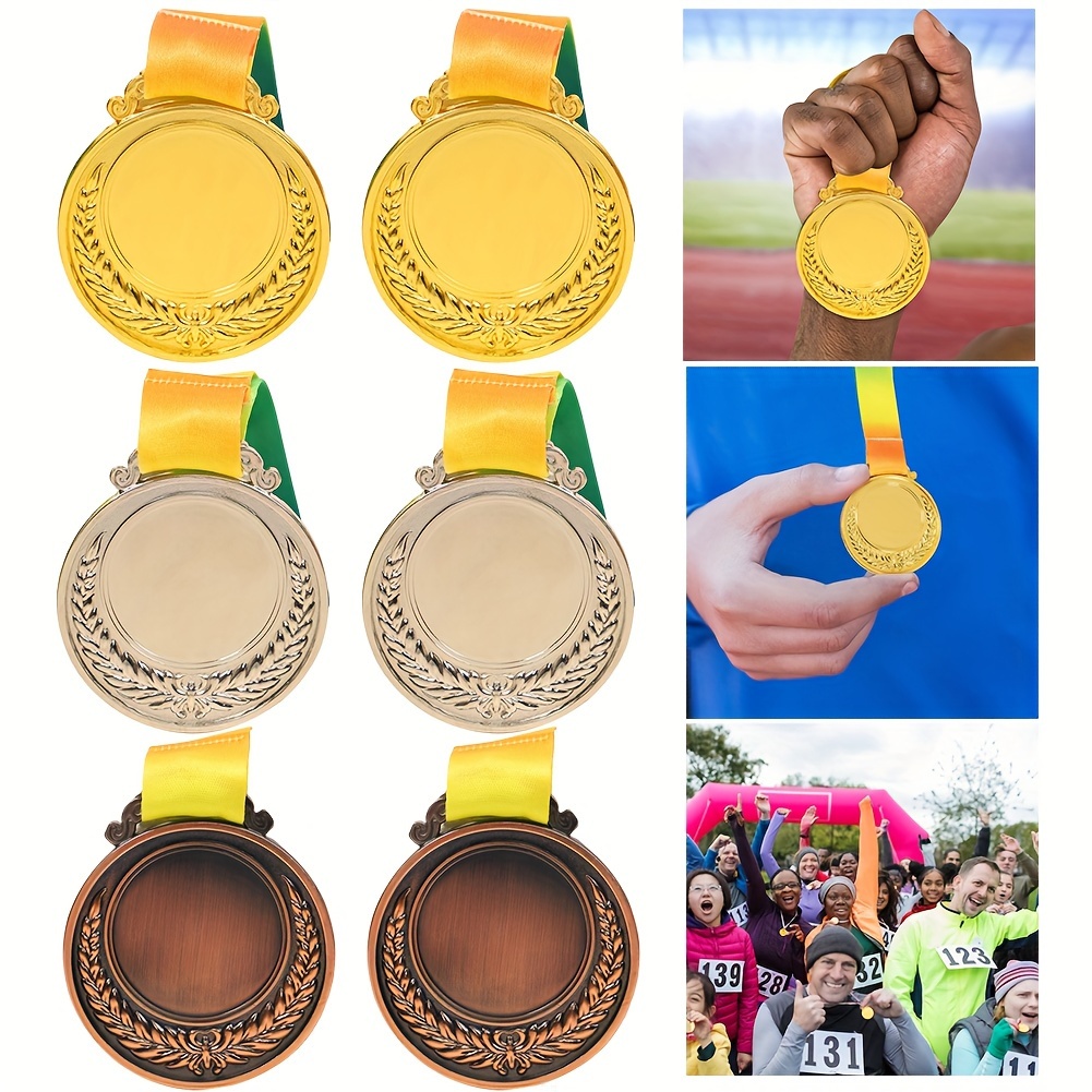 Paquete de 12 medallas de fútbol para niños, medallas de oro de metal  adecuadas para competiciones deportivas, celebraciones y recuerdos de fiesta