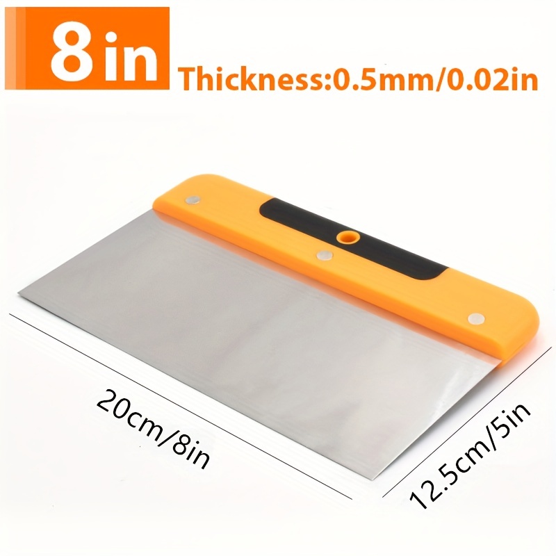 6inch/8inch Stainless Steel Scraper For Decoration, Putty, Cleaning