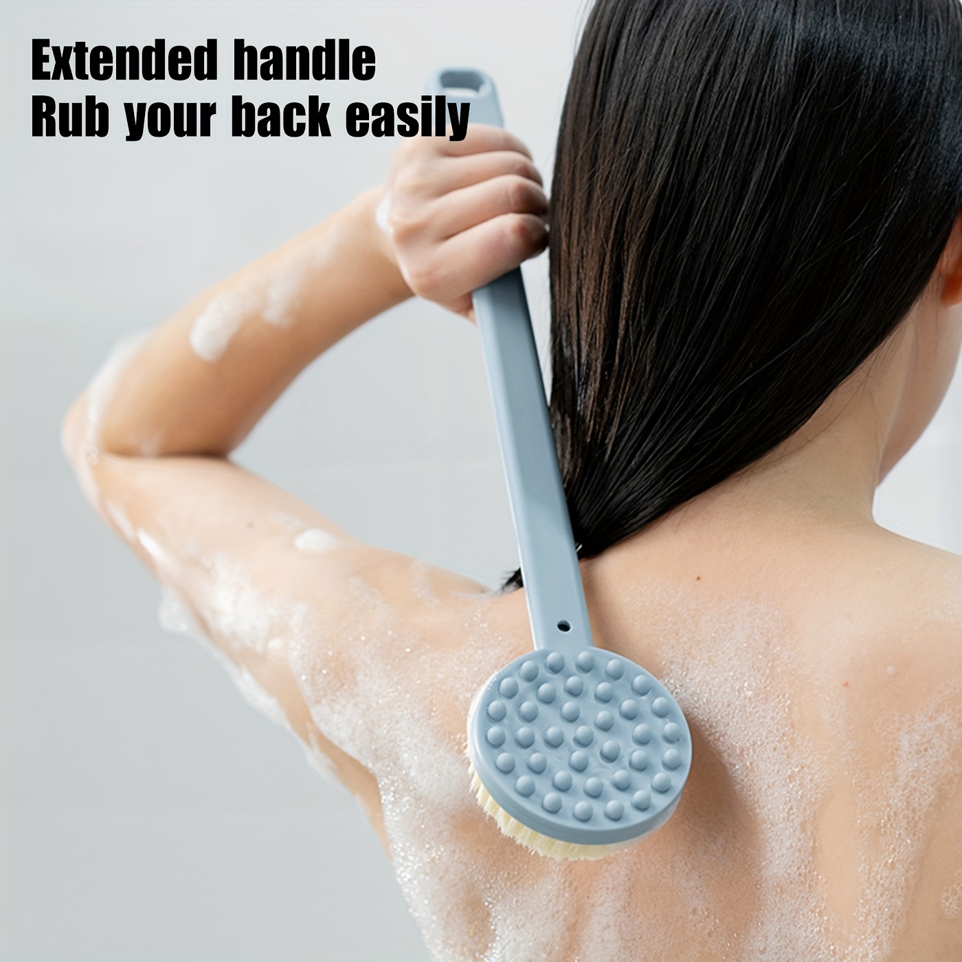 Bath Brushes Body Scrubber Silicone Shower Exfoliating Brush Belt Back  Scrub Massage Cleaner Cleaning Strap Bathroom Accessories - Bath -  AliExpress
