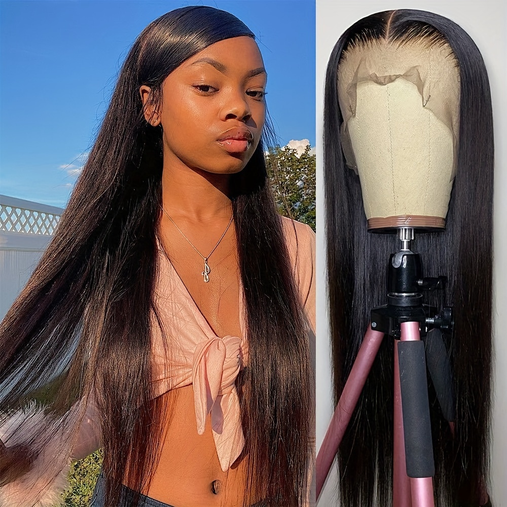 13X4 Lace Frontal Closure Human Hair Straight Transparent HD 18