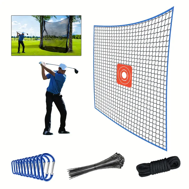 Golf-Übungsnetz Mit Zielstoff, Schweres Golfballbarriere-Hitting-Netz,  DIY-justierbares Ballnetz, Golf-Hochleistungsnetz, - Temu Luxembourg