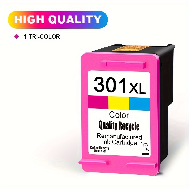 Cartouches d'Encre Noire et Tricolore compatibles avec HP 301XL