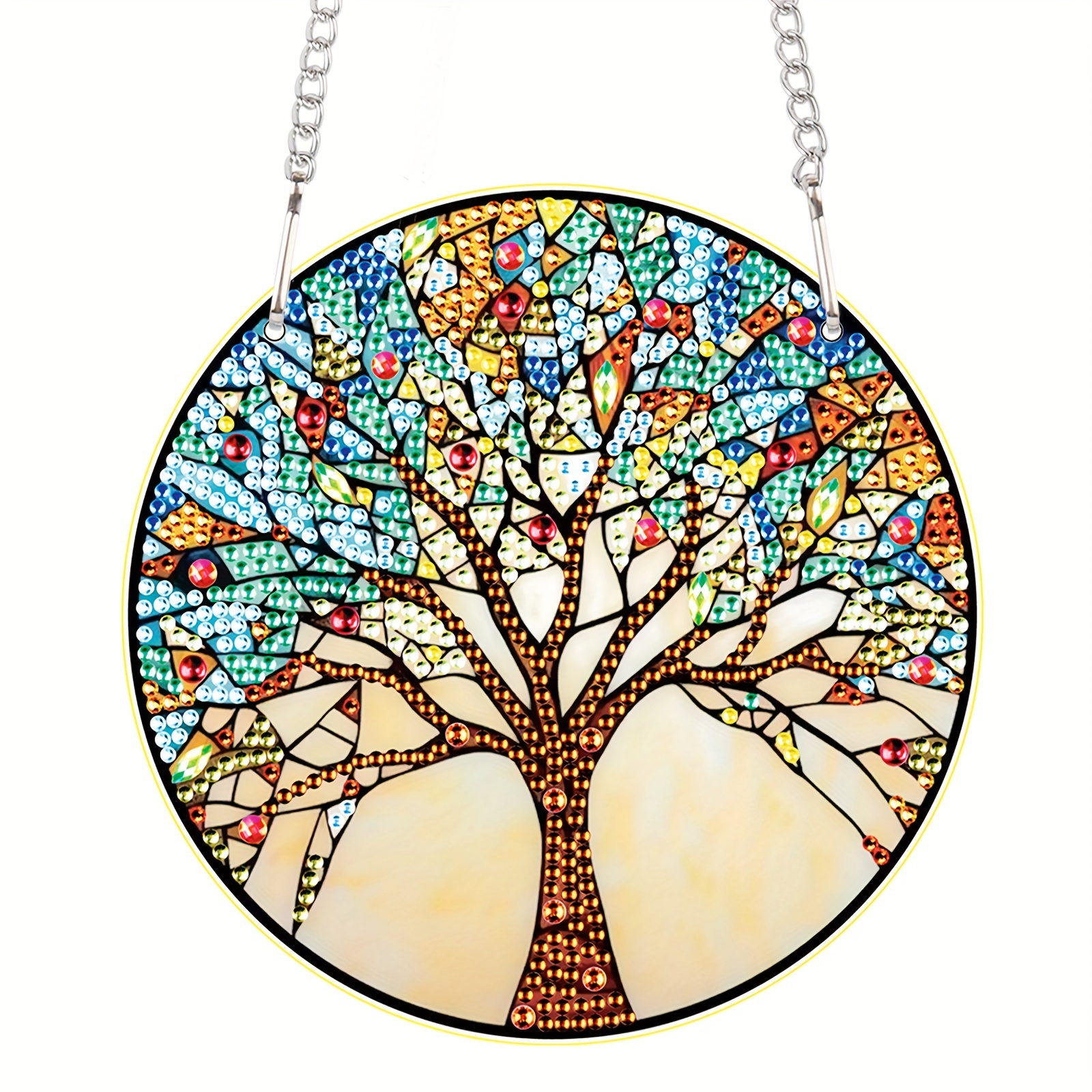 Creative Tree Of Life Magnifying Glass Necklace, Women'S Vintage Carved  Hollow Pendant Neck Jewelry Gift