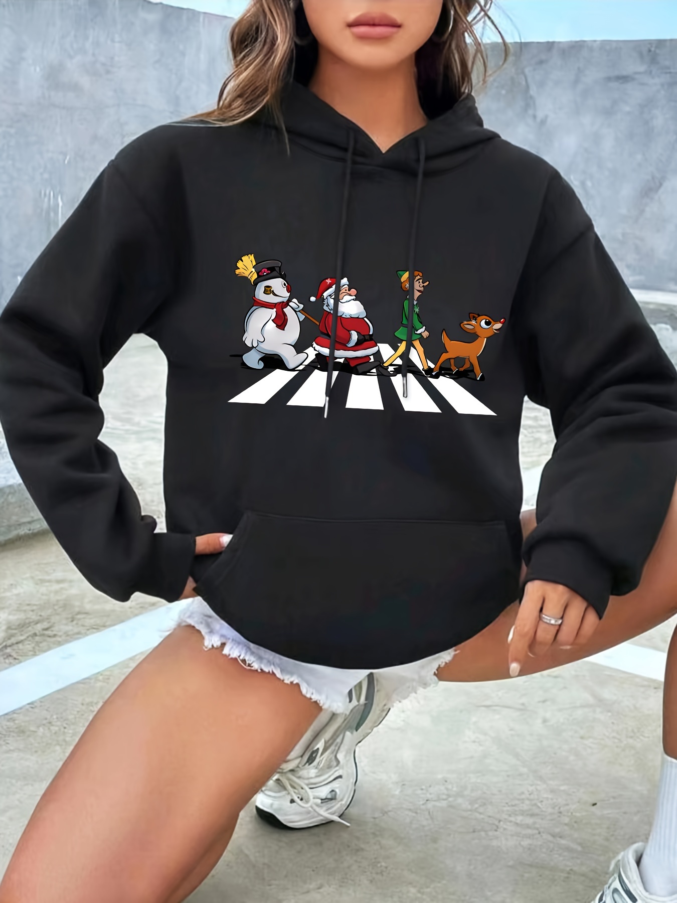 Christmas hoodies outlet womens