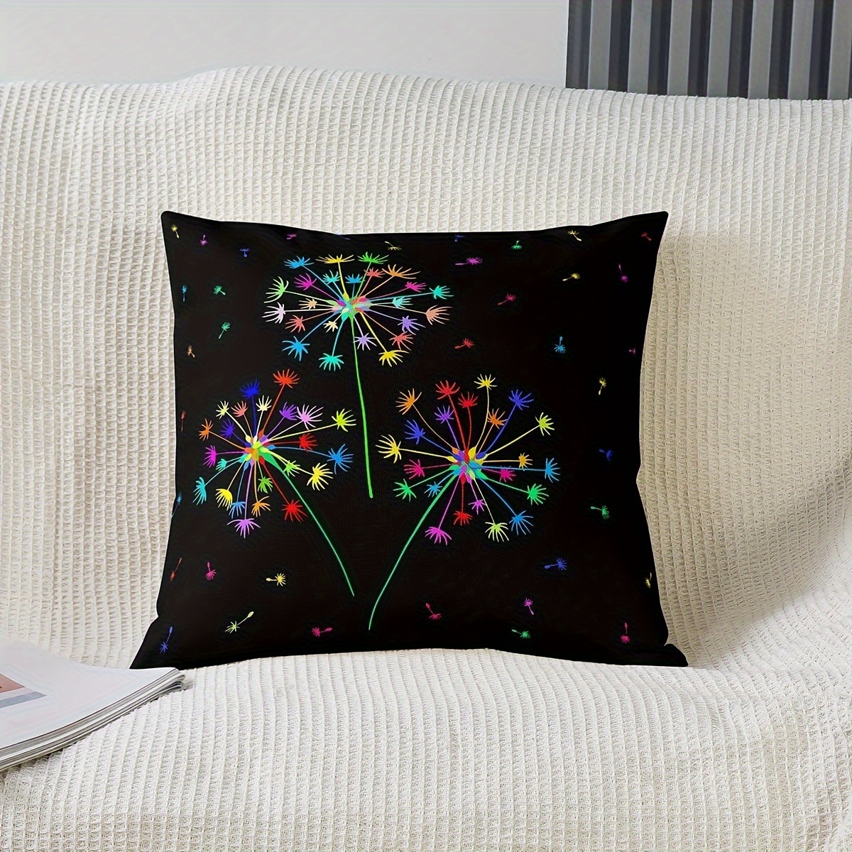 Dandelion best sale pillow cover