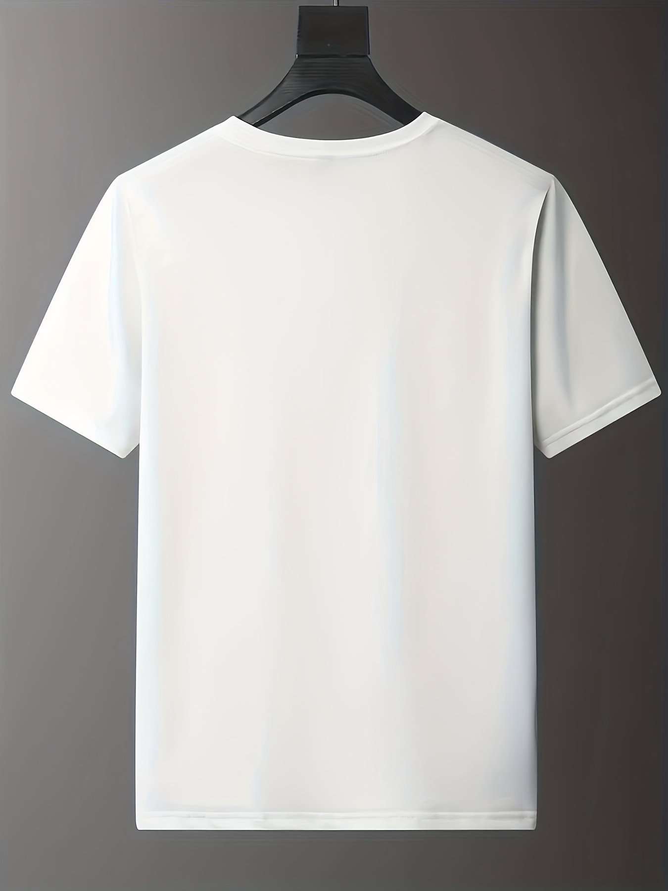 Geometric Pattern Print Men's Sports T-shirt