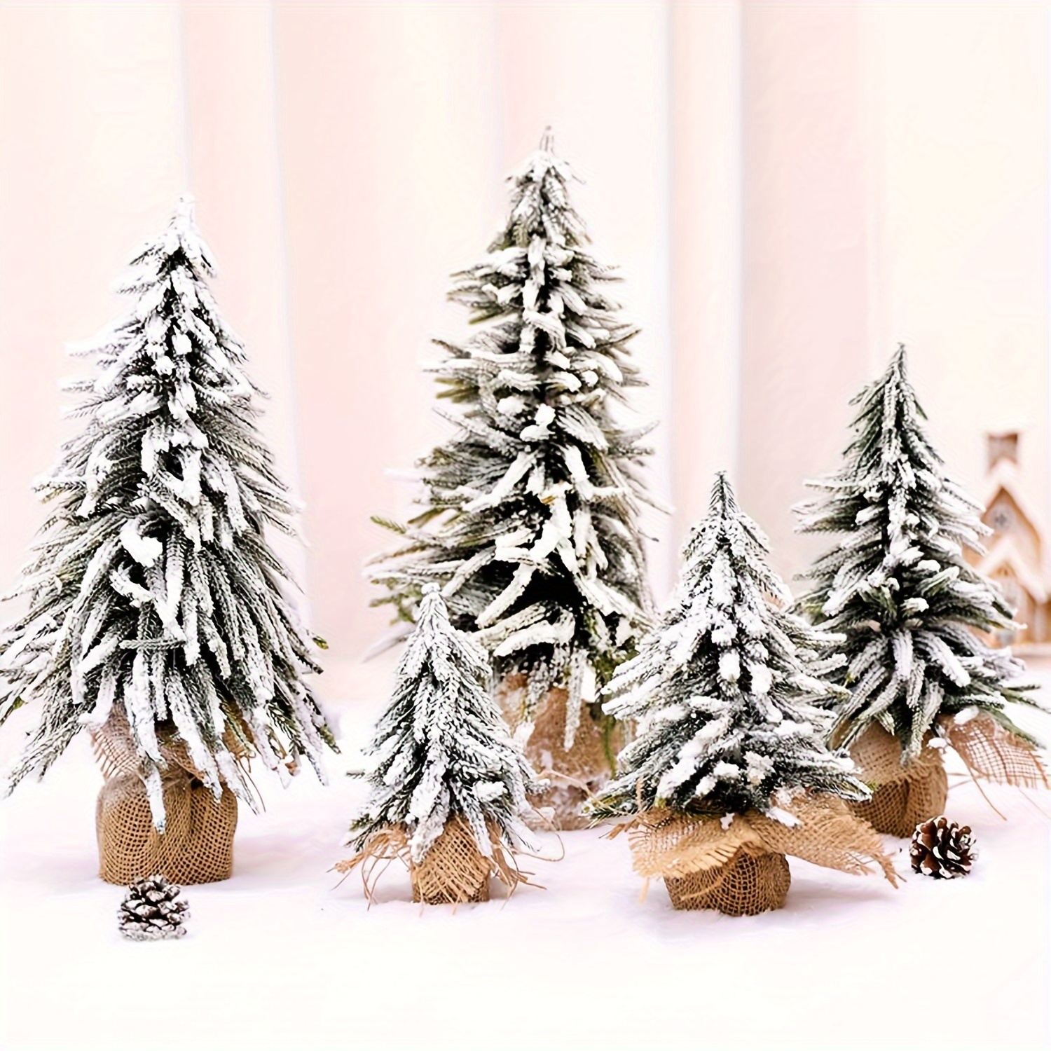 Mini Christmas Holiday Decorations, Creative Santa Claus, Moose Christmas Tree  Toppers, Table Center Resin Crafts, Snowman Statue Bonsai Home Decoration,  Christmas Ornament Christmas Landscape Micro Decoration,holiday Gift  Housewarming Gift - Temu