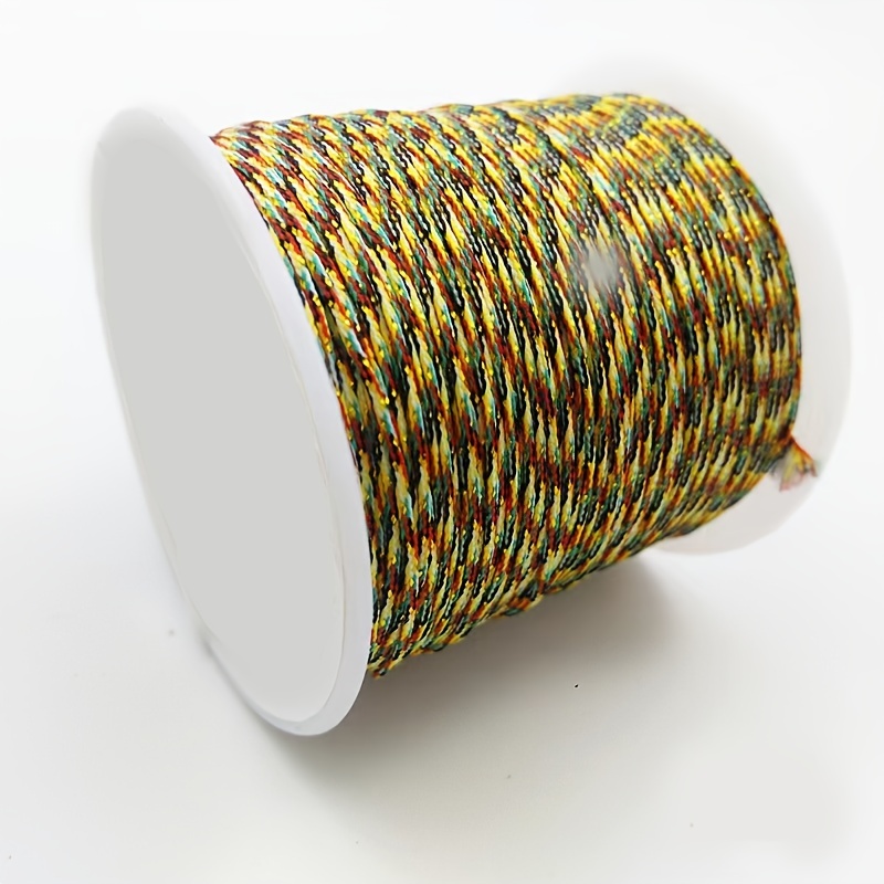 50 meters 0.8 mm nylon thread cotton thread DIY beaded braided bracelet keg  No. 72 jade thread jade rope braided thread bracelet rope tassel wire  jewelry wire braided rope jewelry making