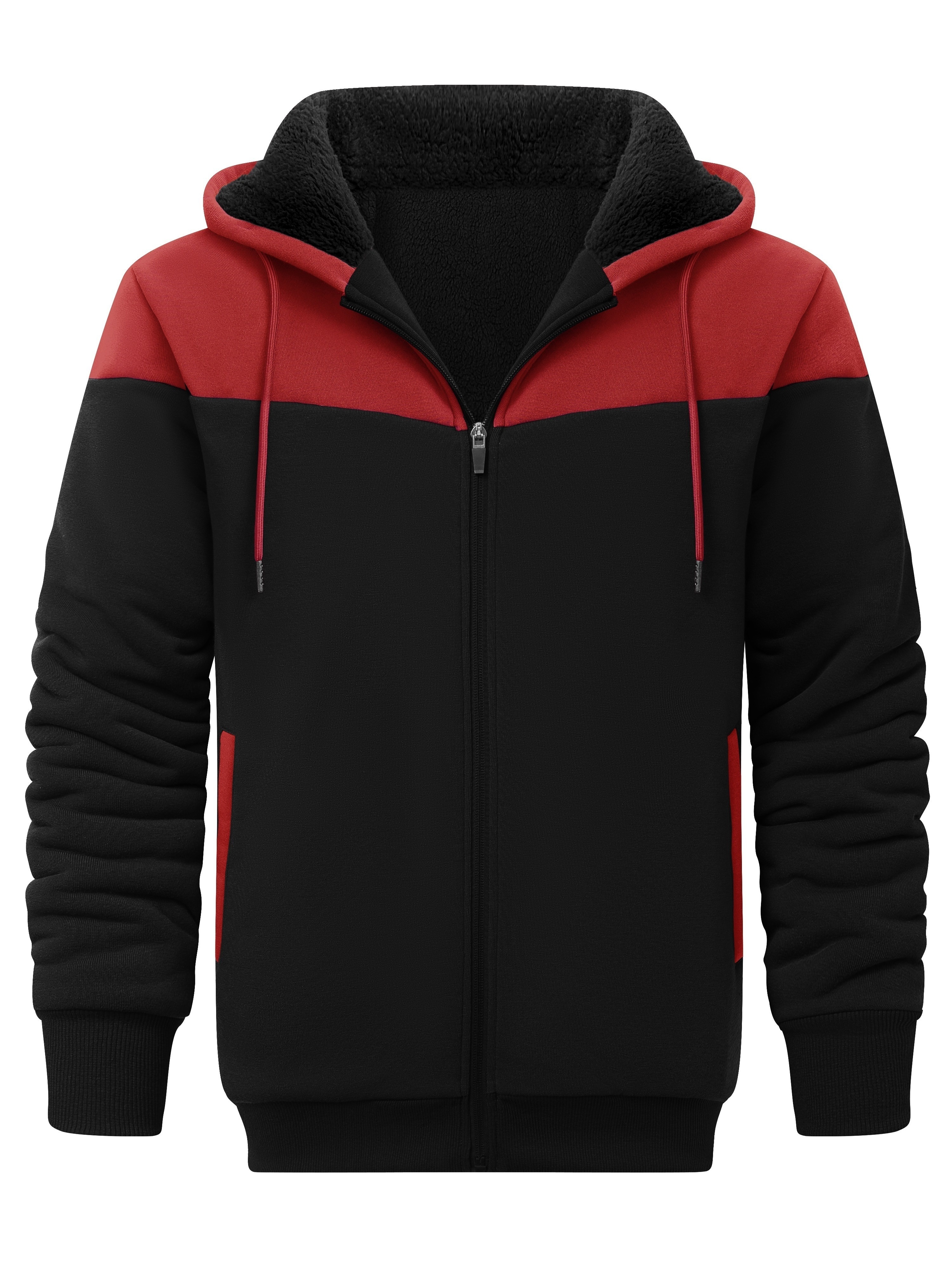 Men's Warm-Up Jacket, Fleece Lined