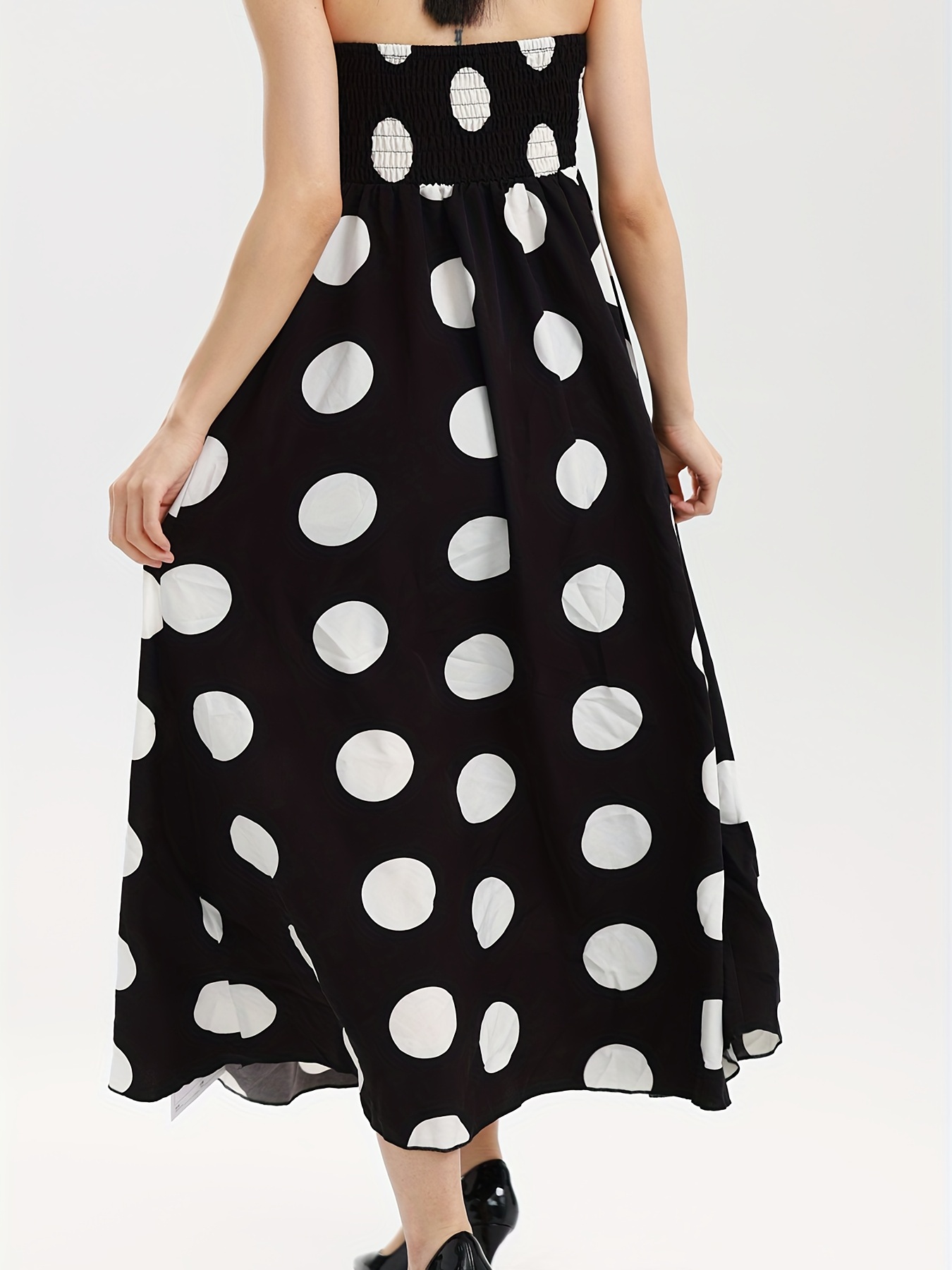 Polka dot 2024 tube dress