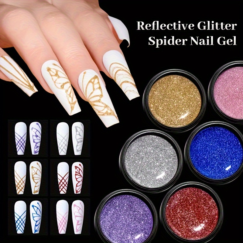 Buy D.B.Z. ® Black Spider Gel Polish Kit Nail Spider Gel Paint For Nail Art  Polish Spider Uv Led Nail Polish Painting Black White Gel Nail Polish Kit  Online at Low Prices