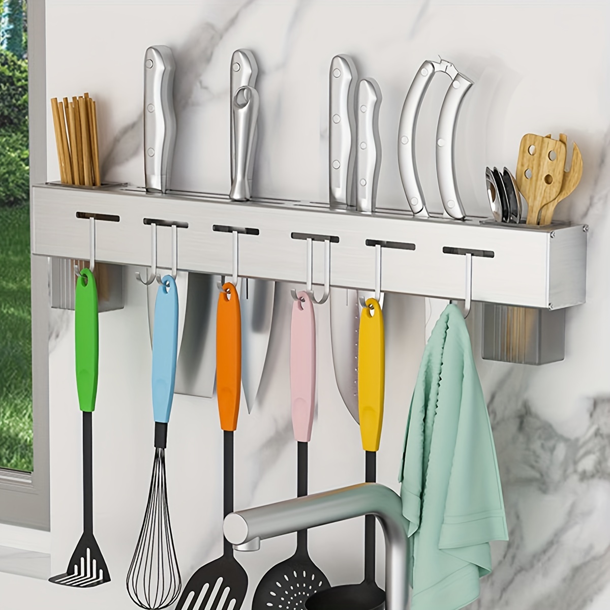 Knife Storage Rack Knife Holder Multifunctional Kitchen - Temu