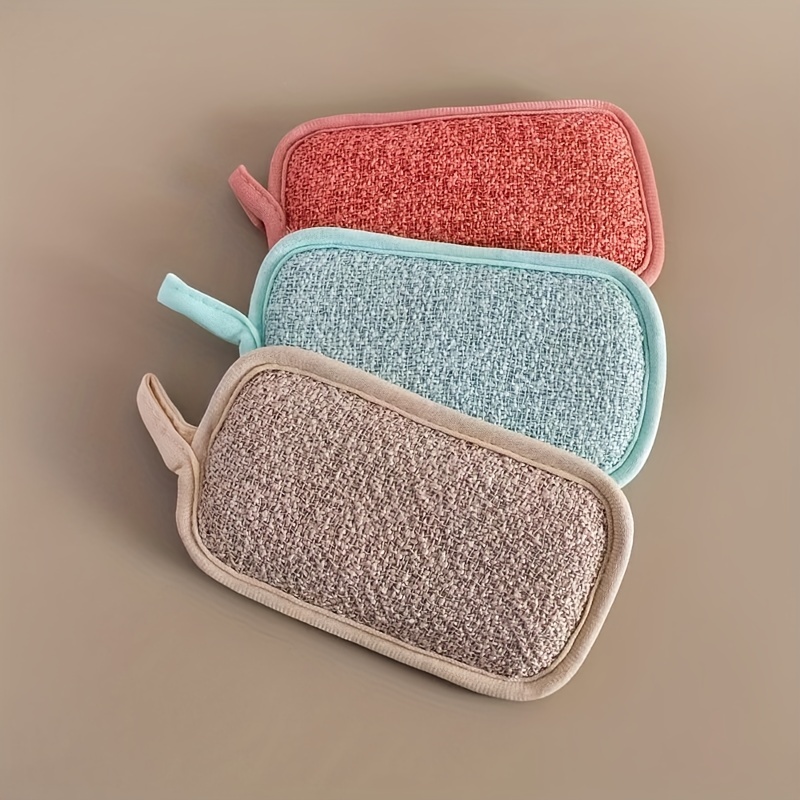 5/10/20PCS Double Sided Scrub Sponges for Dishes Microfiber Sponge for  Dishwashing Scouring Pad Dish Cloth Kitchen Cleaning Tool - AliExpress