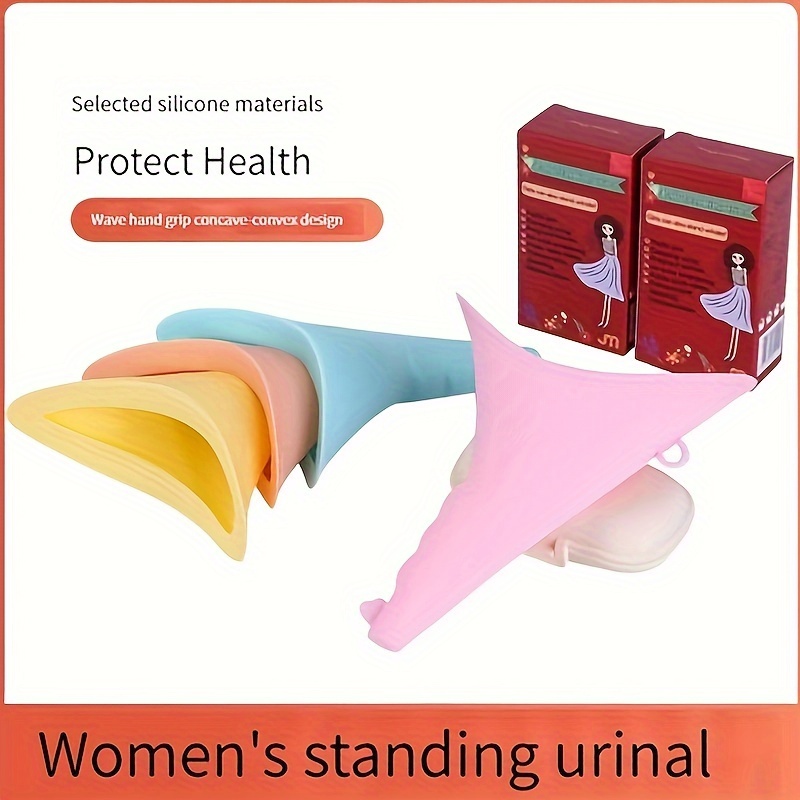 4 Uds dispositivo de micción femenina urinario para mujeres urinario  femenino embudo para orinar mujeres urinario para niñas orina de pie con  bolsa de transporte Vhermosa Cojines