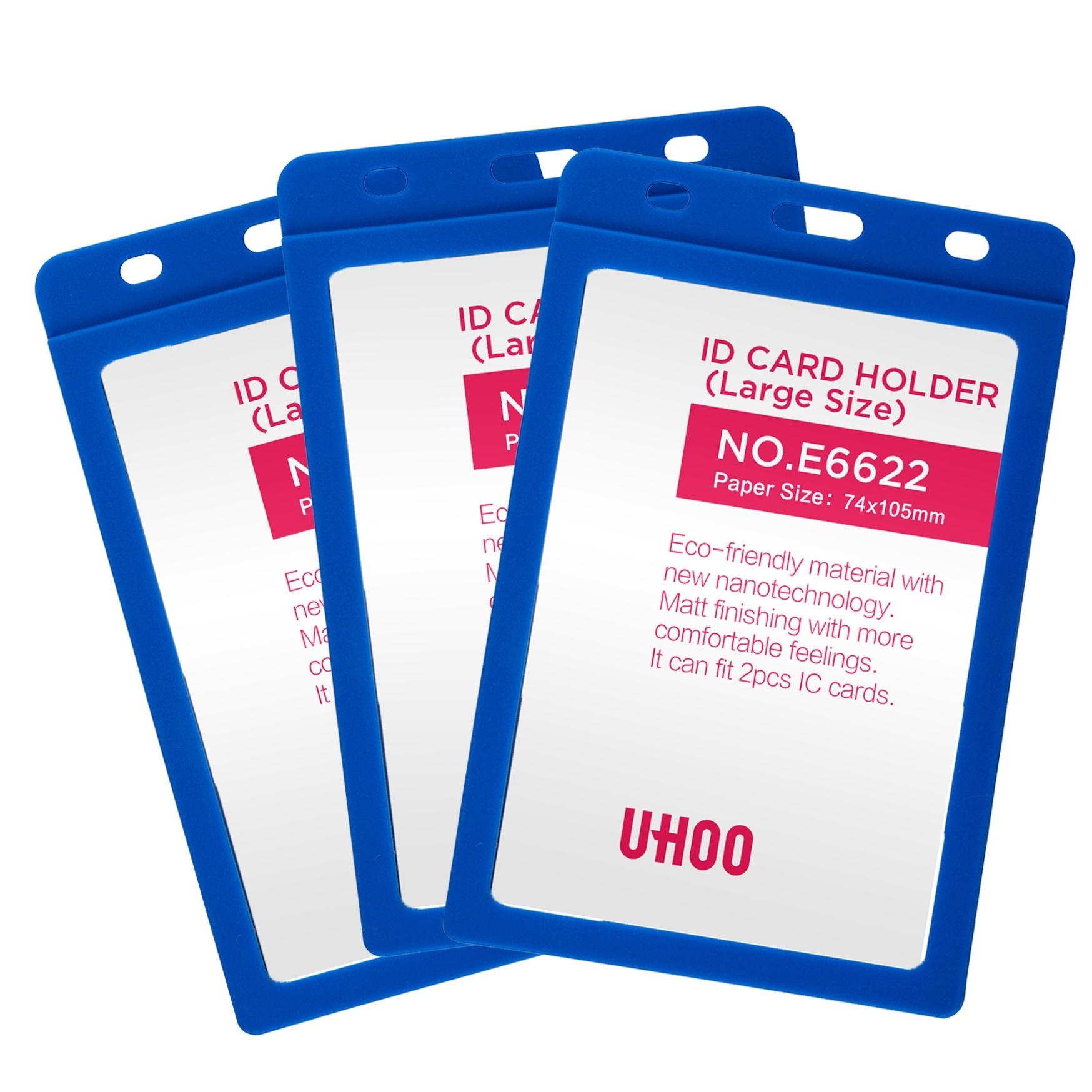 Porte-cartes Étanche Transparent Double Face Simple 6 Paquets, Chacun  Pouvant Contenir 2 Cartes Ic, Liste De Badges De Travail Fins Avec Trou De  Suspension, Des Réductions Pour Tout Le Monde