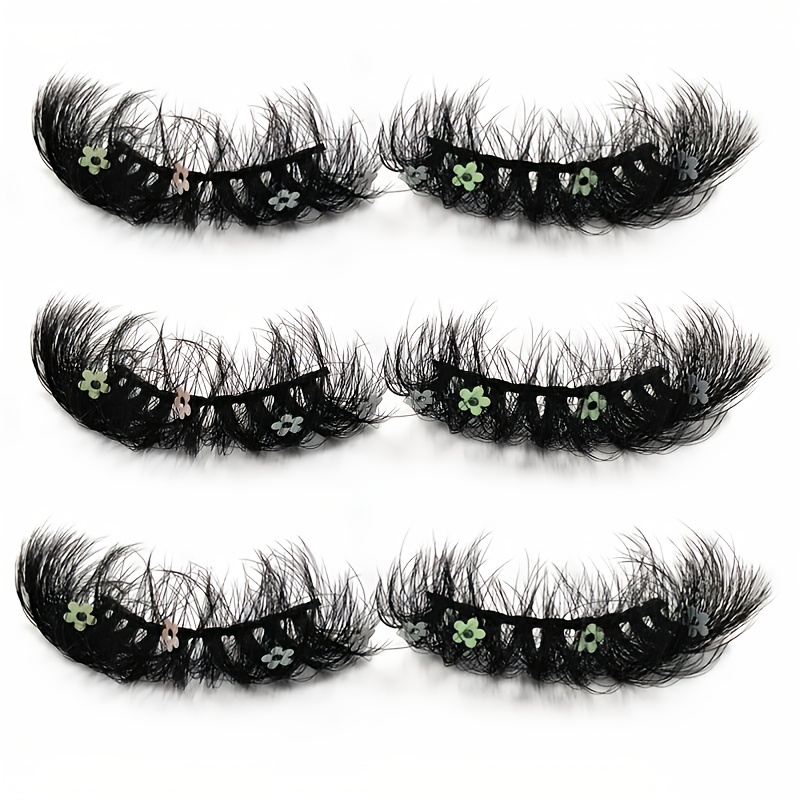 Fluffy Flower Eyelashes Faux Mink Lashes 25mm