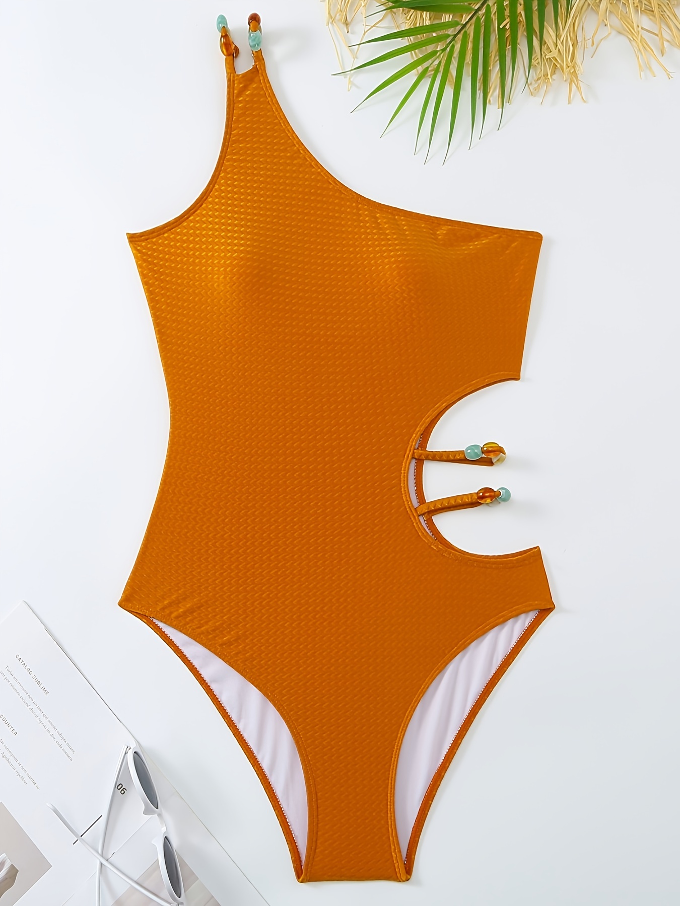 Orange 2 2025 piece swimsuit