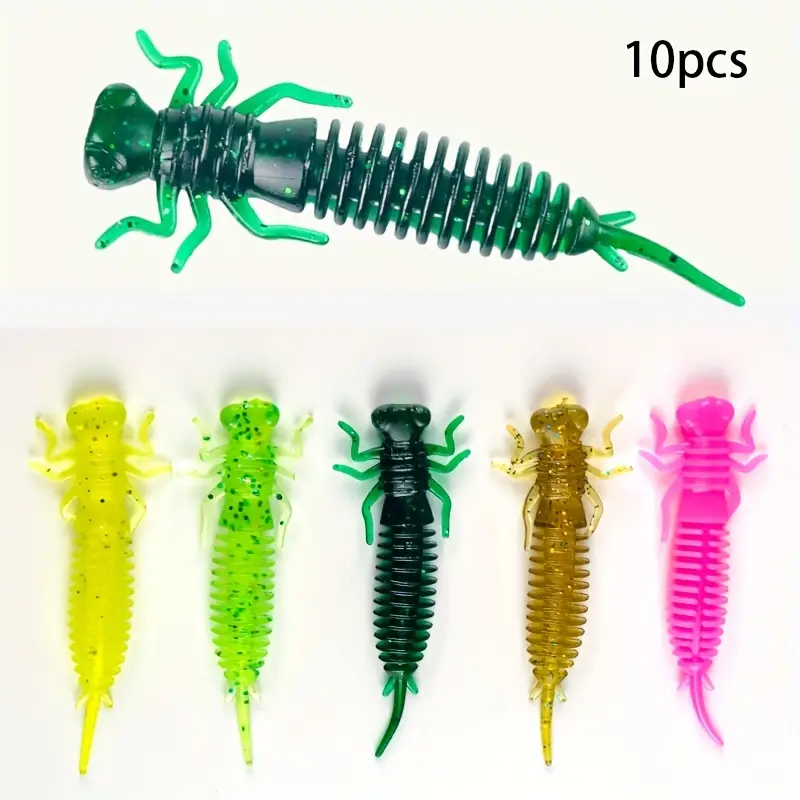 Soft Shrimp Shaped Bait Aquatic Minnow Bionic Dragonfly - Temu