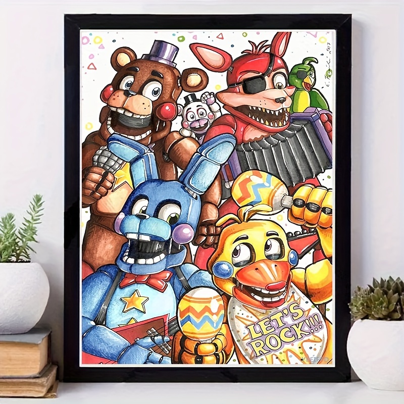 FNAF Five Nights at Freddy's Canvas Poster Art Decor