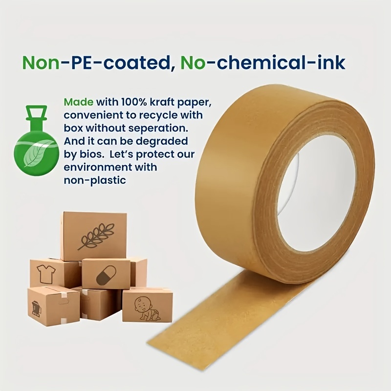 paper kraft packaging tape  Environmentally Friendly Tape