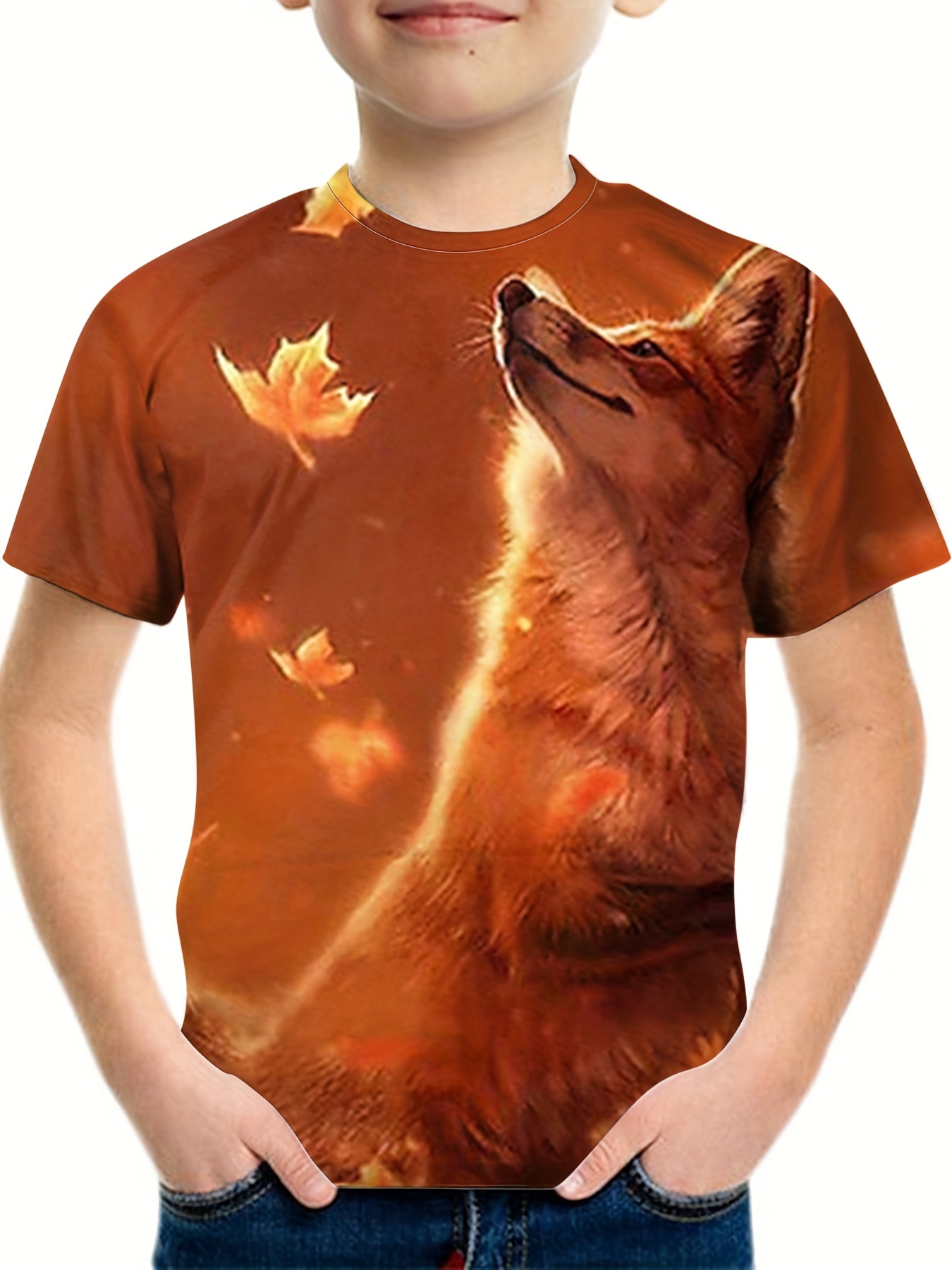 boys fox shirt