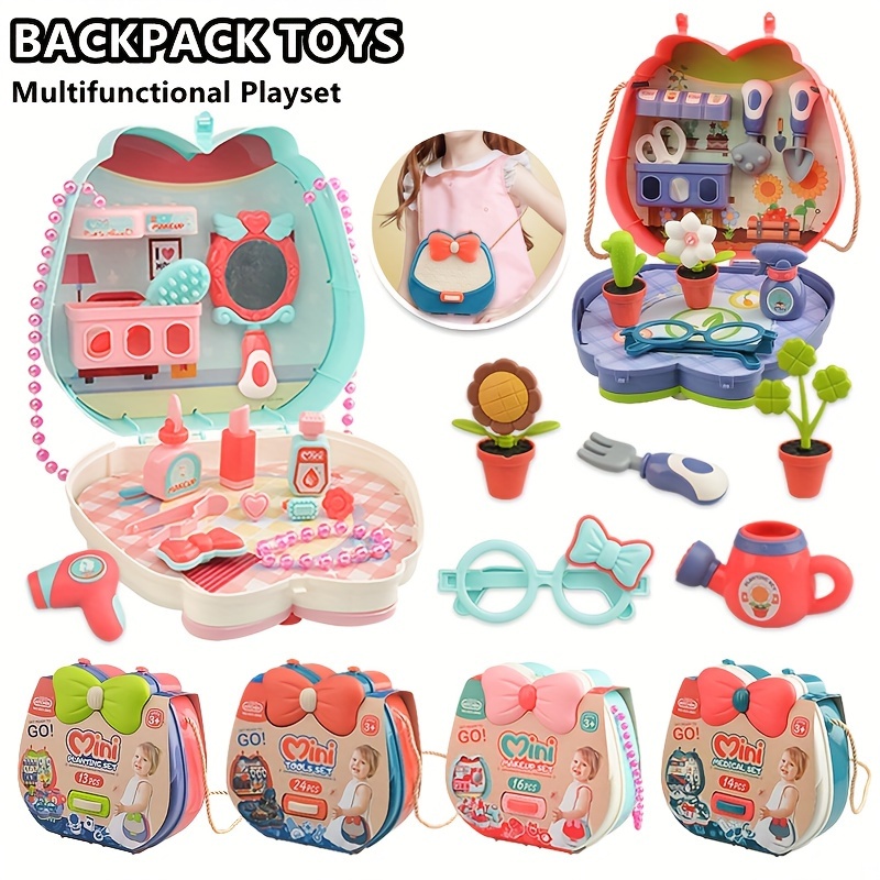 Playset With Backpack Play Toys Cosplay Toys