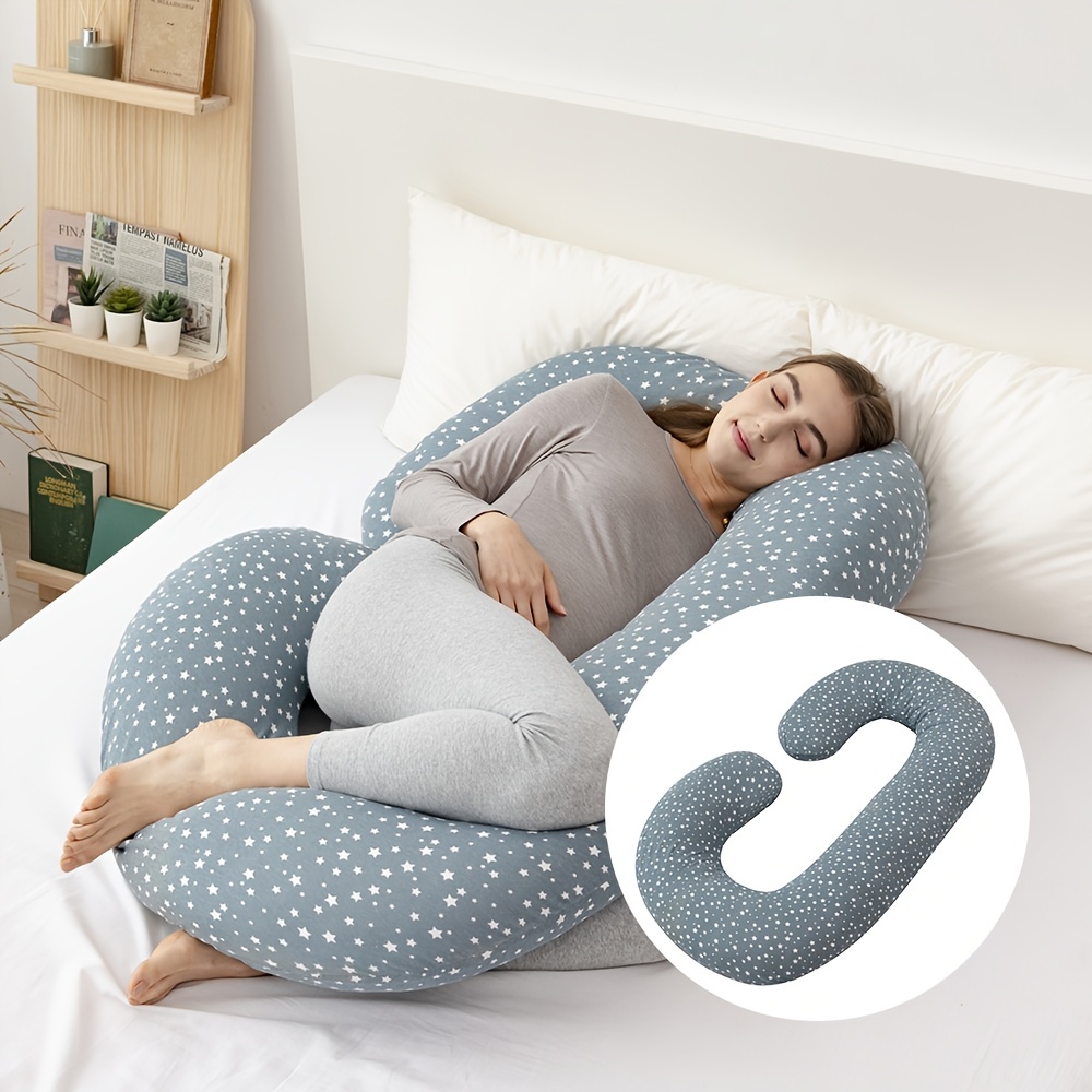 Almohada Para Dormir De Lado Para Mujer Embarazada, Cojín Lumbar