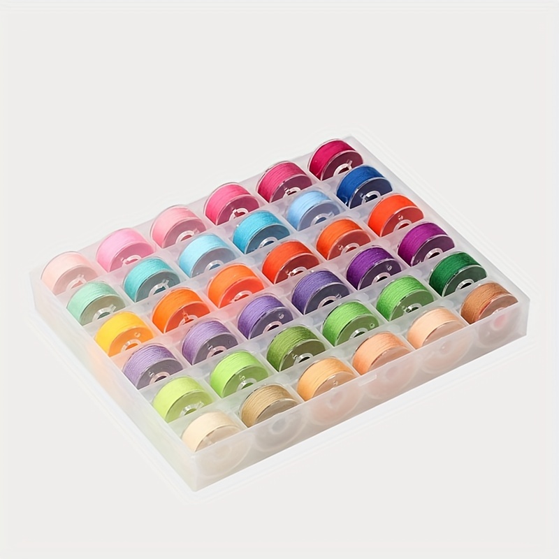 Caja de 12 Bobinas de Hilo Colores Surtidos