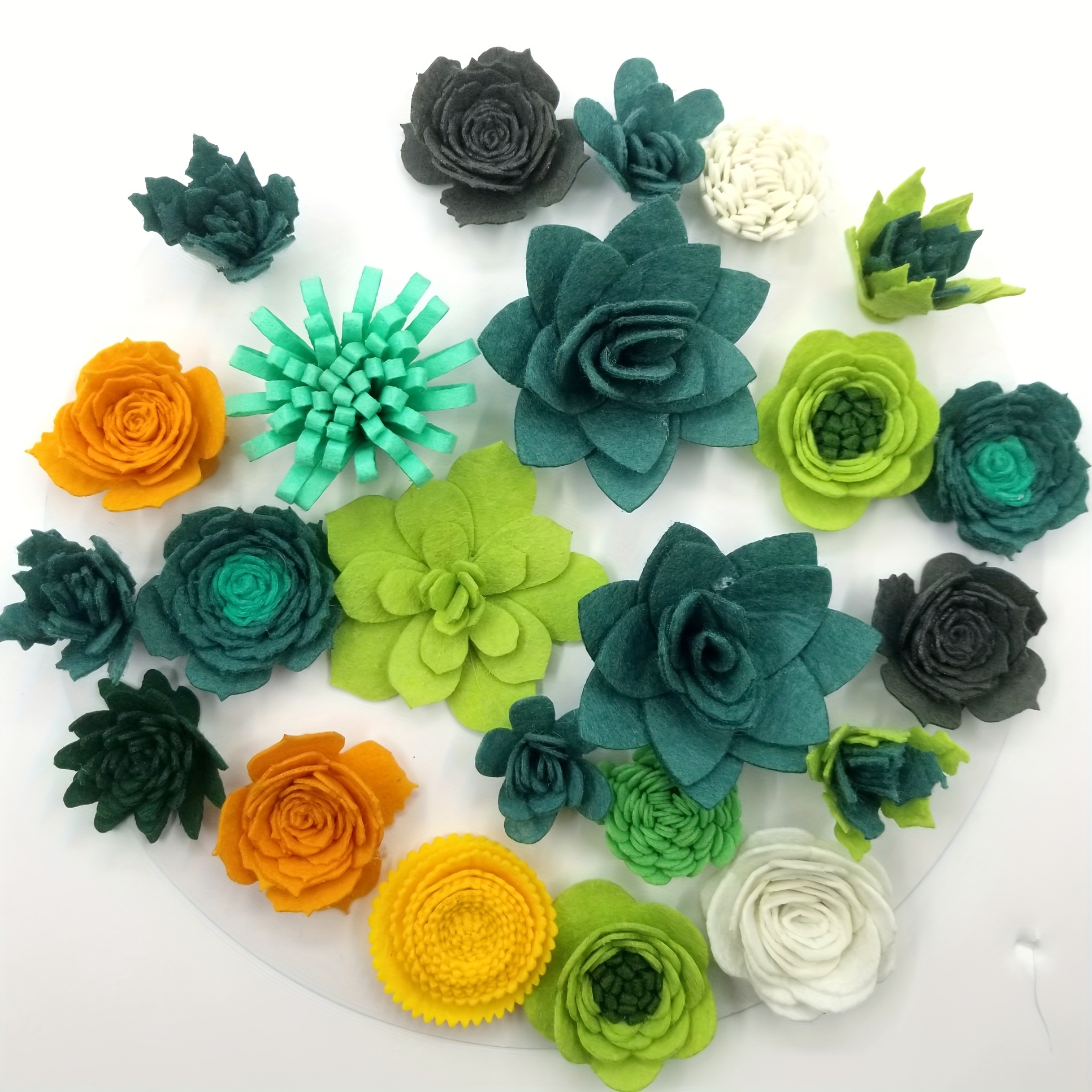 1set/17pcs Dried Flowers Felt Eternal Flowers Party Supplies, St. Patrick  Decor Home Party Wedding Decor, Valentine's Day Gifts