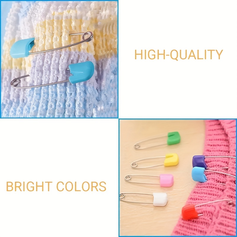 4cm 5.5cm plastic colorful safety pins