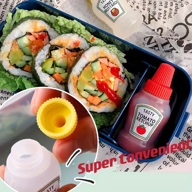 Portable Mini Seasoning Sauce Bottle For Bento Lunch Box - Squeezable  Squirt Condiments Jar - Hand Washable Kitchen Accessory - Temu Germany