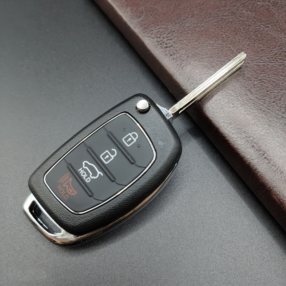 3 Buttons Replacement Flip Folding Car Key Fob Case Shell - Temu