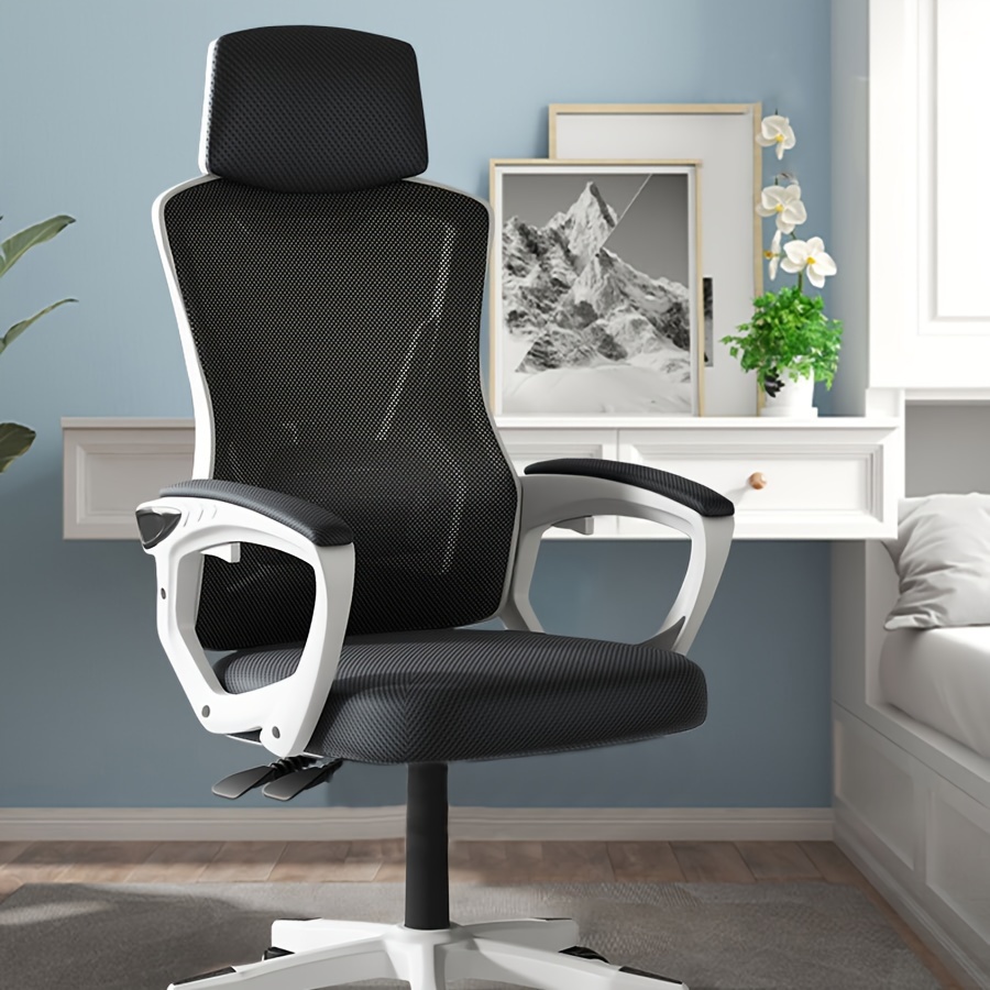 Gaming Chair, Computer Chair Lufficio, Sedia Girevole Ergonomica Regolabile  Poggiatesta E Supporto Lombare - Sport E Tempo Libero - Temu Italy