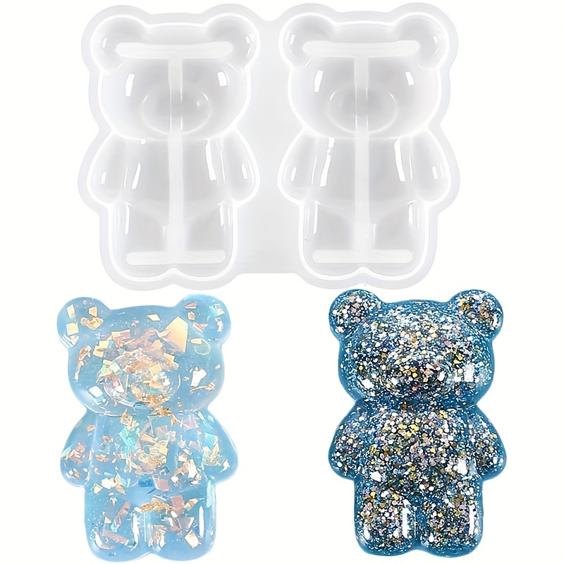 50 cavities Bear Resin Silicone Molds Gummy Small Bear Epoxy - Temu